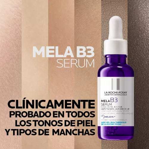 2 Piezas Sérum Concentrado Mela B3 La Roche-posay 30ml Normal Día/noche