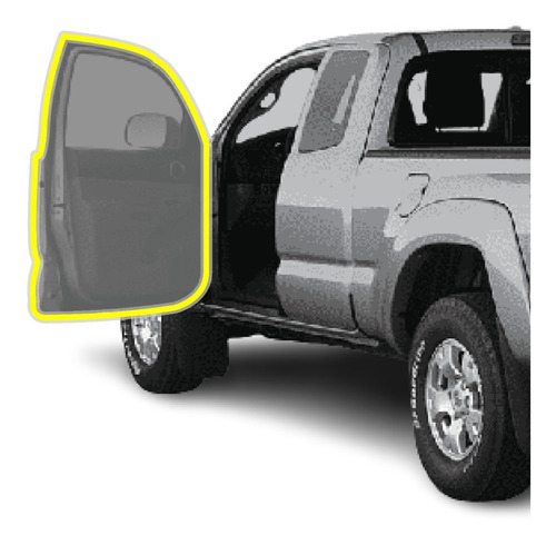 Burlete De Puerta Trasera Derecha Toyota Hilux