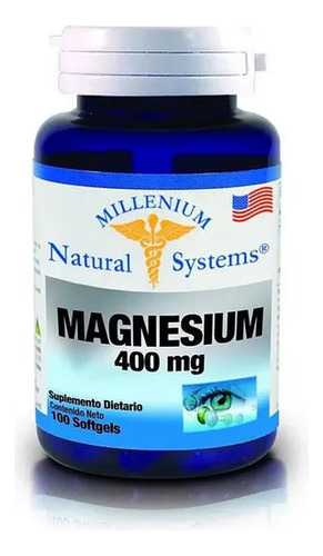 Magnesio 400mg X100 Softgels Magnes