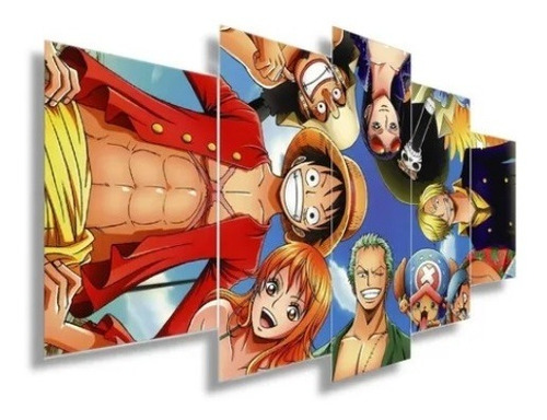 Quadro De Parede Sala Quarto One Piece Anime Desenho Grande