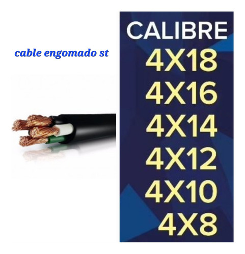 Cable St 4x Varios Awg