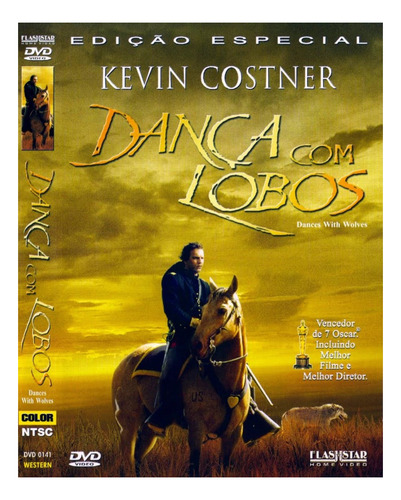 Dvd Filme: Dança Com Lobos (1990) Dublado E Legendado