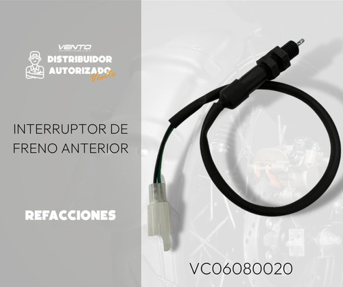 Vento Interruptor De Freno Anterior Nitrox Vc06080020