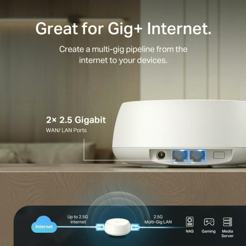 Tp-link Deco Wifi 7, Mesh Be5000 Para Todo El Hogar, Hasta
