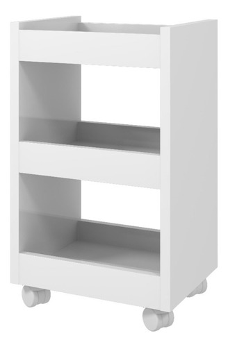 Organizador Para Esmaltes De Unhas Moveis Click Forte Com Capacidade Para 500 Esmaltes - 3 Compartimentos Branco