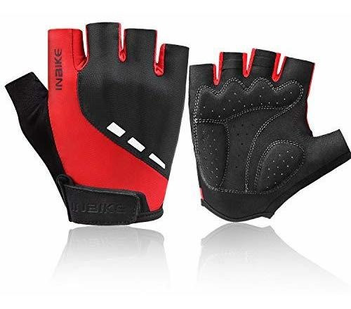 Guantes De Ciclismo Inbike 3mm Gel Pad Transpirable Reflecta