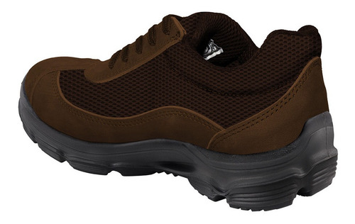 Imagen 4 de 10 de Calzado Conwork Ergon 105za Chocolate Doble Frontura Marron