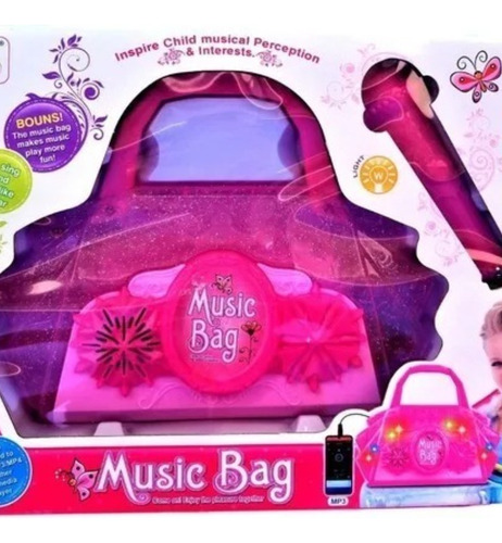 Cartera Musical Con Micrófono Karaoke