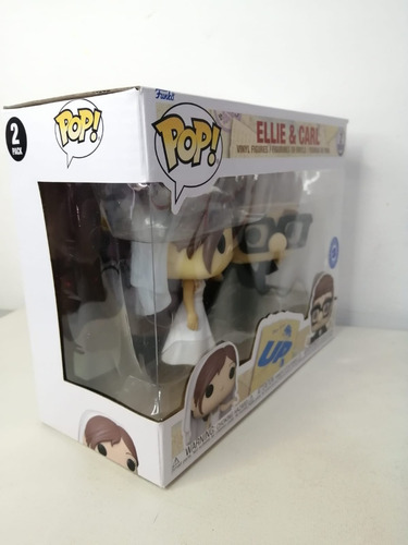 Funko Pop Ellie & Carl Boda 2 Pack Up Disney Pop In A Box Ex
