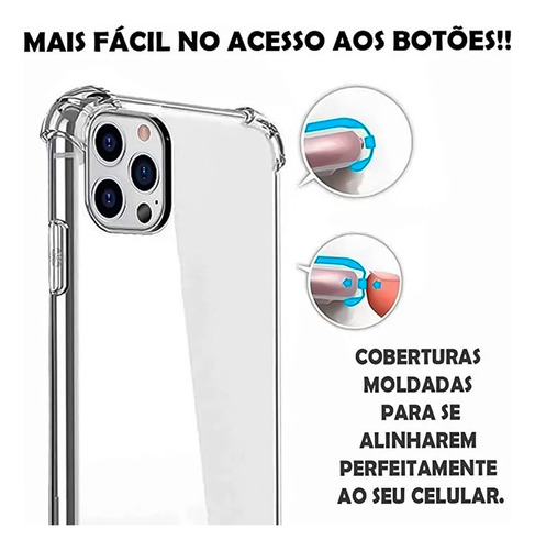 Capinha Transparente iPhone Todos Os Modelos