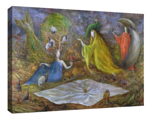 Cuadro The Pomps Of The Subsoil Leonora Carrington Canvas