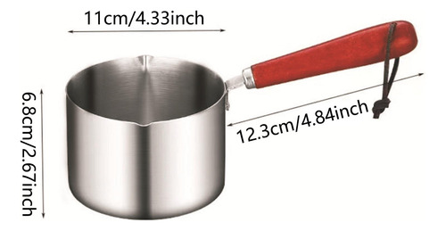Mini Panela De Óleo Quente Aquecedor De Manteiga 500ml
