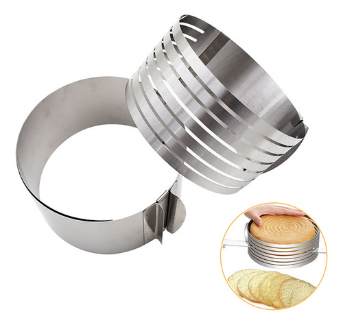 Cortador De Tartas Telescópico De 16-20 Cm De Acero Inoxidab