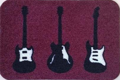 2 Tapetes Capachos Divertidos E Personalizado Guitarras