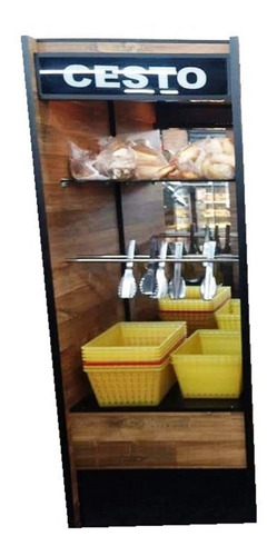 Montagem Balcões E Vasca Pão Doce E Sal, Cesto E Mercearia.