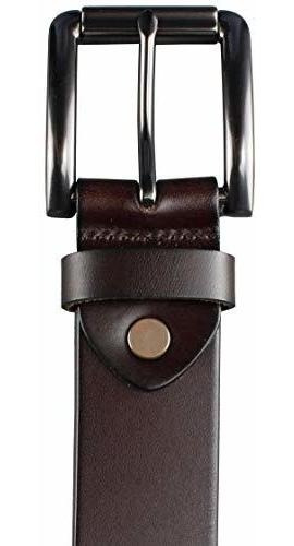 Bullko Cinturón De Cuero Genuino Para Hombre Cinturones De