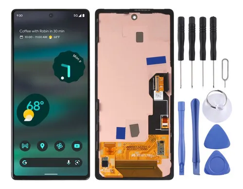 Écran LCD OLED De Remplacement Pour Google Pixel 6A - Avec Cadre - Compatible Empreinte Digitale