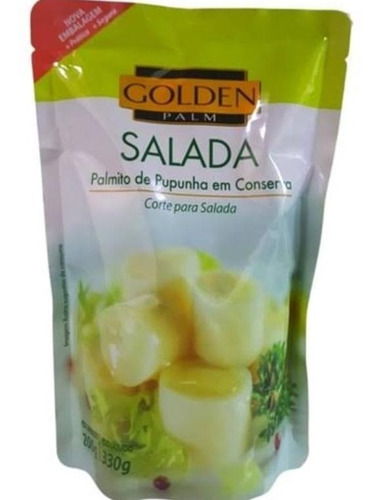 Palmito Pupunha Corte P/ Salada Golden Palm 200gr - Kit C/ 2