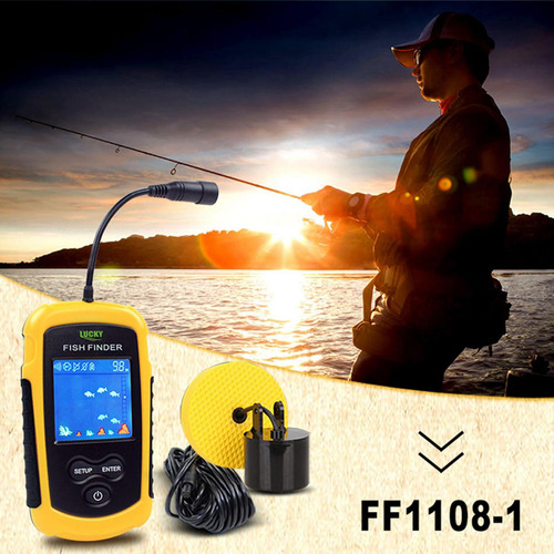 Sonar De Pesca Portátil Handheld Fish Fish Fish Fishfinder