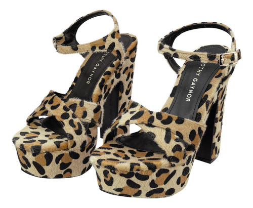 Sandalia Dorothy Color Café Leopardo D03590191557