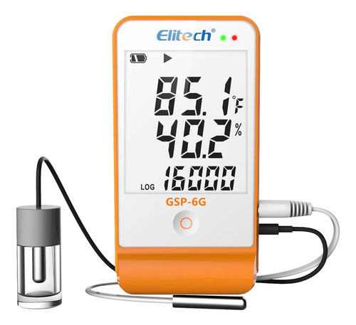 Data Logger De Temperatura Y Humedad Glicol Elitech Gsp-6g