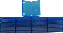Comprar Pack De 25 Game Cases Azules Para Ps4 - Alta Calidad