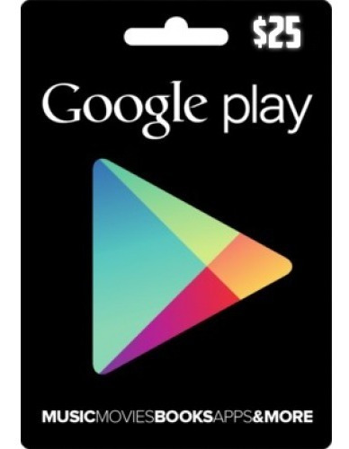 Google Play 25us Android Código Entrega Hoy