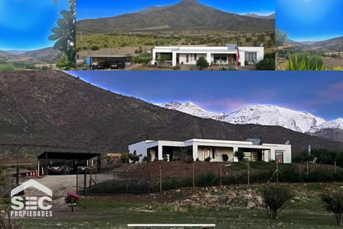 Vendo Parcela Con Gran Casa Y Piscina En Los Andes