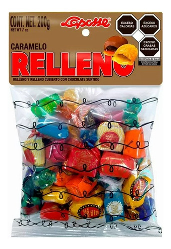 2 Pzas Caramelo Laposse Relleno Surtido 200 G
