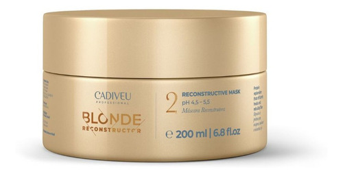 Cadiveu Mascarilla Reconstructiva Blond - mL a $517