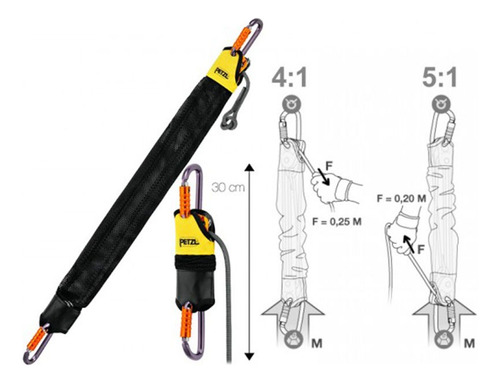 Petzl Jag System 1 M Polipasto Rescate Vertical Rope Access