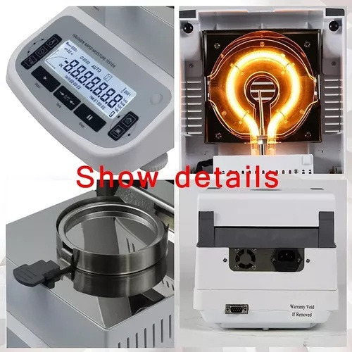 Analizador De Humedad Halógeno 50g/0.005g Para Laboratorio