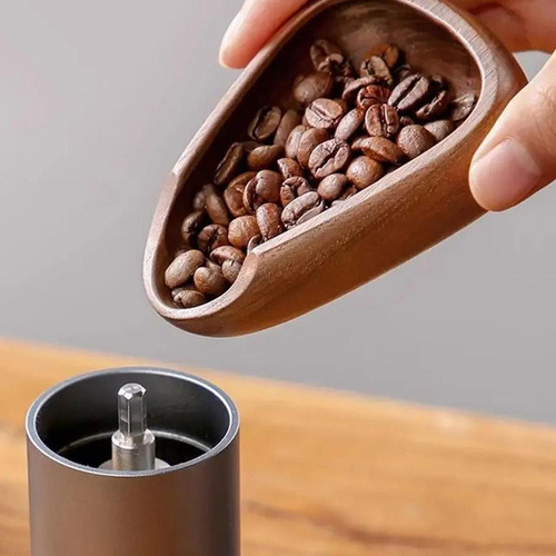 Cuenco De Madera Para Granos De Café, Bandeja De