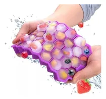 Comprar Molde Hielos Hielera Cubetera De Silicona Con Tapa