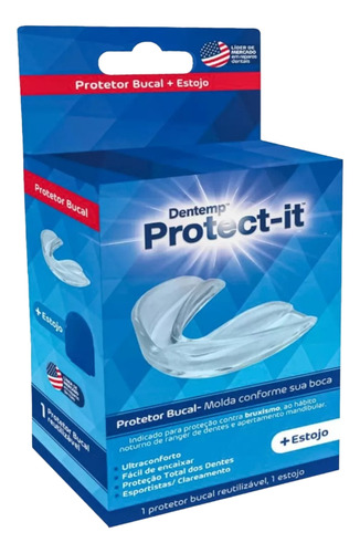 Protetor Bucal Anti Bruxismo Clareamento Protect It 1un