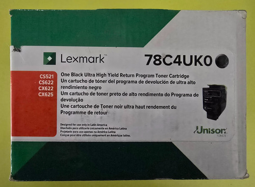 Pack Kit 4 Toner Lexmark Negro, Amarillo, Cian Y Magenta