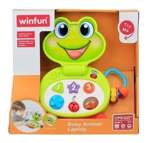 Laptop Sapito Luces Sonidos Interactivo Winfun Tor 8001a-34