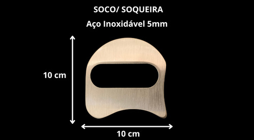 Kit 6 Inst Liberação Miofascial Iastm Tudo Inox Mais Case Cor Aço Inox