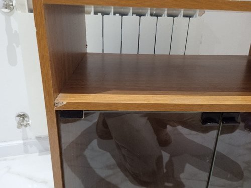 Mesa De Tv Y Audio Con Ruedas Usada Marrón Claro (Usado)
