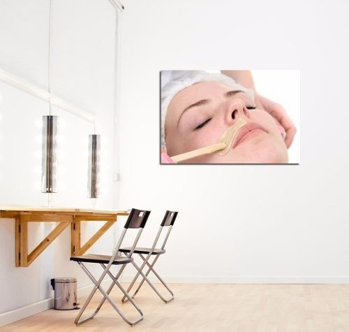 Cuadro 50x75cm Depilacion Estetica Cera Depiladora Facial