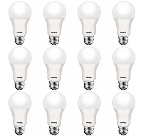 Focos Led - 75w Equivalent A19 Led Light Bulb, 4000k Cool Wh