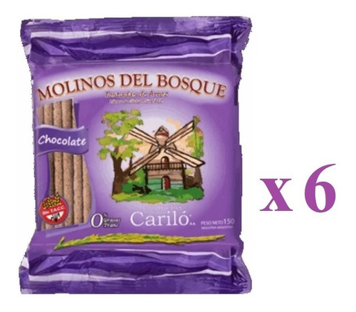 Galletas Arroz Sabor Chocolate Carilo S/tacc 150g C/u Dw