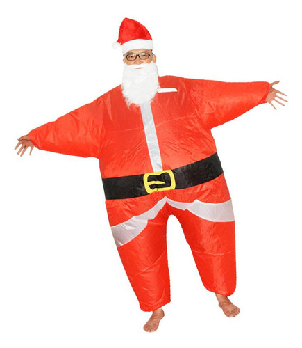 Traje Inflable De Santa