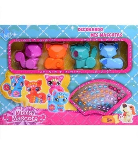 Imagen 2 de 7 de Dulces Mascotas Para Decorar Con Strass El Duende Azul