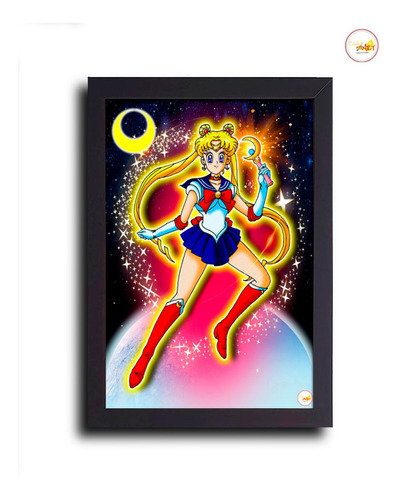 Imagen 2 de 9 de Cuadros Decorativos Sailor Moon - Dibujart