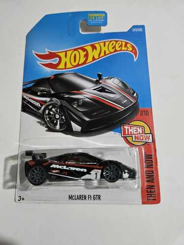 Hot Wheels Mclaren F1 Gtr Negro 