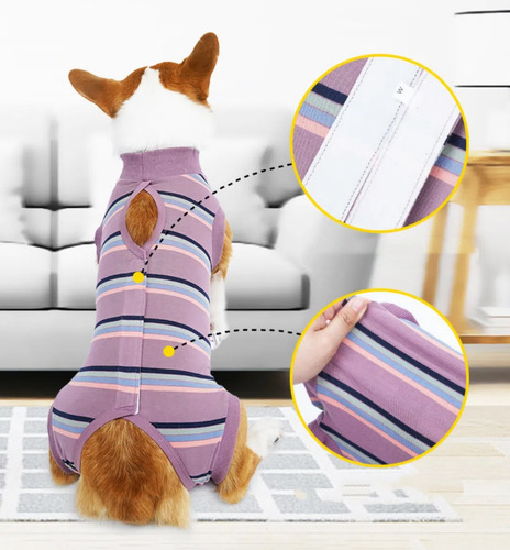 Faja Elástico Para Perros Postoperatorio Traje Chalecos