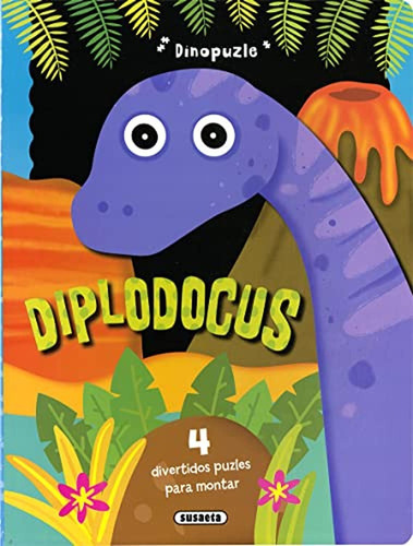 Diplodocus (Dinopuzle), de Susaeta, Equipo. Editorial Susaeta, tapa pasta dura, edición 1 en español, 2018