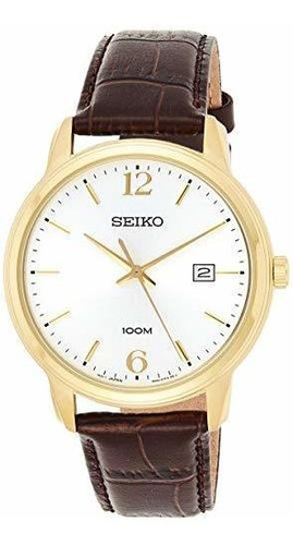 Seiko Neo Clásico Seikomens Analógico De Cuarzo Blanco Casua