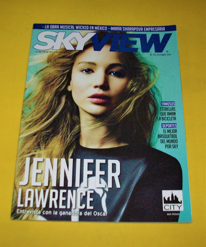 Jennifer Lawrence Revista Sky View Rio Roma Danna Paola Samo